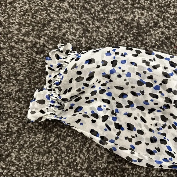 Dvf silk off the shoulder midi dress